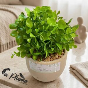 Arbuste Artificiel Topiaire en Pot Minimaliste