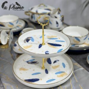 Présentoir à Gâteaux Double Étage