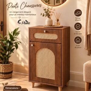 Meuble porte chaussures moderne en bois