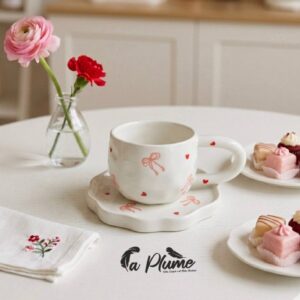 Chope Nœud Romantique en Céramique