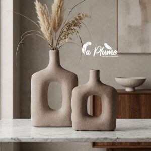 Vases Sculpturaux Minimalistes