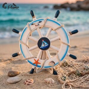 Gouvernail De Bateau Décorative