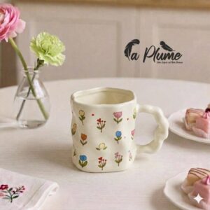 Chope Florale Pinterest et Sous-Tasse Assorti