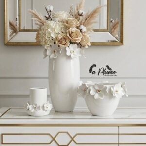 Vases Céramique Fleurie 3D