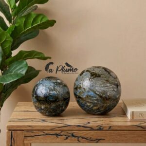Sphère Décorative en Pierre Naturelle Polie
