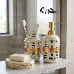 Ensemble d'accessoires de salle de bain