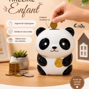 Tirelire pour enfants en forme de panda
