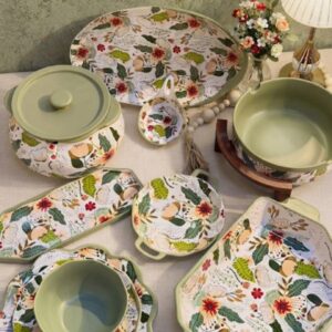 Service de Table Botanica  32 Pièces Élégance Florale