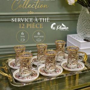 Service à Thé de 12 pièce Élégance