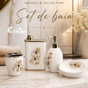 Set de Bain Floral Élégance