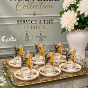 Service à Thé de 12 pièces Élégance