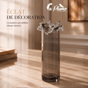 Vase Cylindrique Cristallin