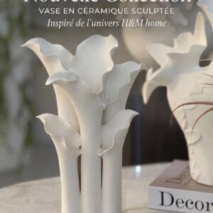 Vase Sculptural "Cala Florale"