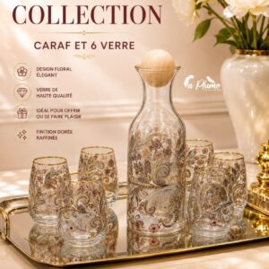 Service carafe de 7 pièce luxe