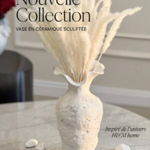 Vase Sculptural "Éclat Minéral"