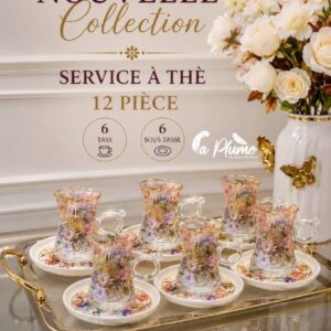 Service à Thé de 12 pièce Élégance