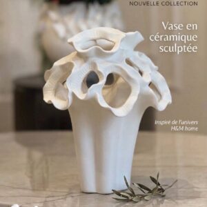 Vase Floral Sculptural