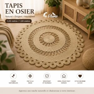 Tapis en Osier