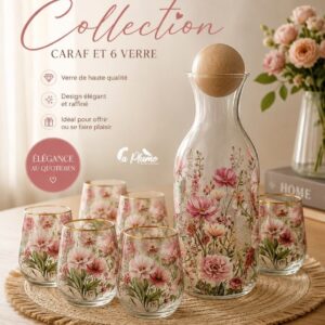 Service Carafe de 7 pièces de luxe