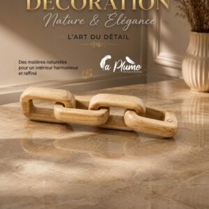 Chaîne Géométrique en Bois
