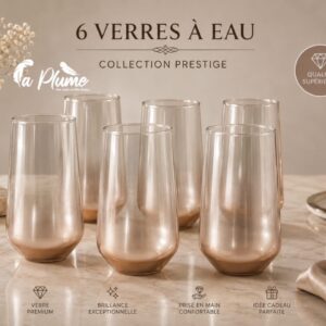 6 Verres à Eau Prestige