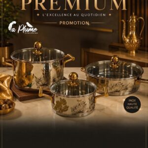 Collection Premium en Inox Faitout et Sauteuses élégant