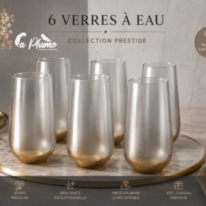 6 Verres à Eau  Prestige