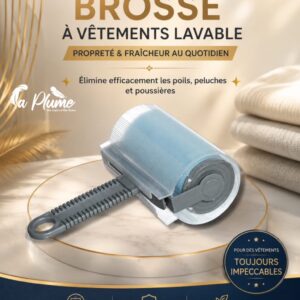 Brosse à Vêtements Lavable