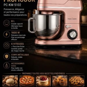 Pétrin Proficook élégance et performance