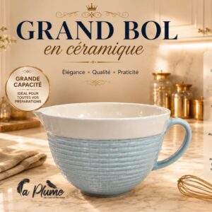 Bol mélangeur en céramique texturée