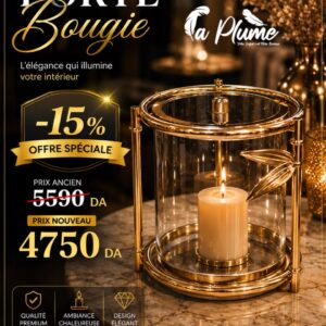 Porte bougie élégance