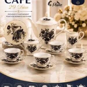 Service à café de 29 pièces élégant