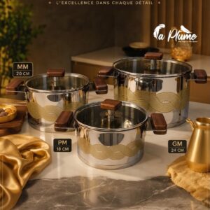Batterie de cuisine par pièce élégant