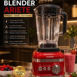 Blender Ariete Sonashi Rouge élégance