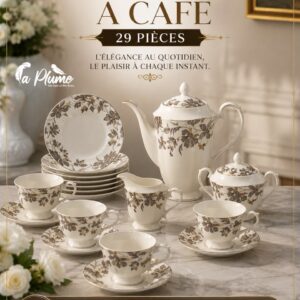 Service à café de 29 pièce élégant