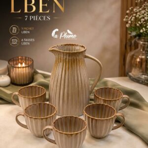 Service traditionnel de Lben de 7 pièces