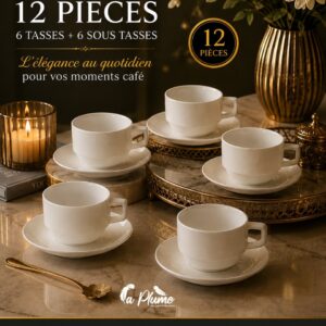 Service de café 12 pièce élégant
