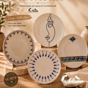 Assiettes Plates Élégance