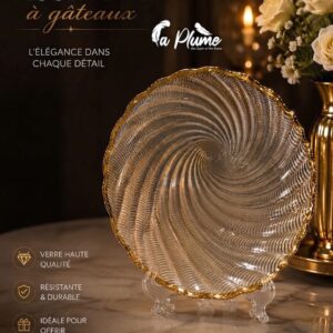 Assiette à gâteaux Élégance
