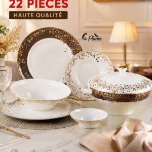 Service à Table de 22 Pièce élégant