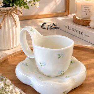 Tasse et  Sous Tasse en céramique artisanale