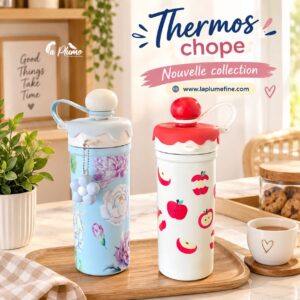 Thermos Chopes isothermes au design ludique et coloré