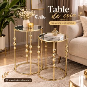 Tables de Coin Élégance et Modernité