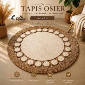 Tapis Osier Élégance