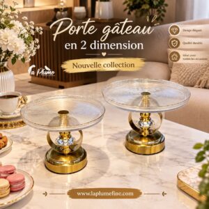 Présentoir à gâteau en 2 dimension