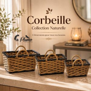 Corbeille Collection Naturelle  3 Dimensions pour tous vos besoins