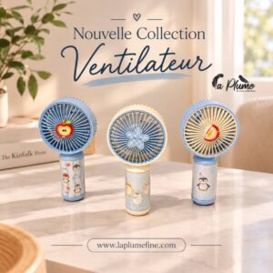 Nouvelle Gamme de Mini Ventilateurs de Poche au design fruité et marin