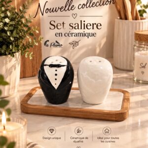 Duo Salière et Poivrière élégant