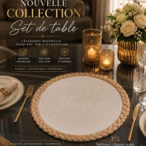 Set de Table Tressé Premium