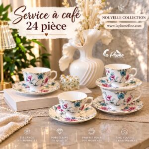 Service à café de 24 pièces de luxe